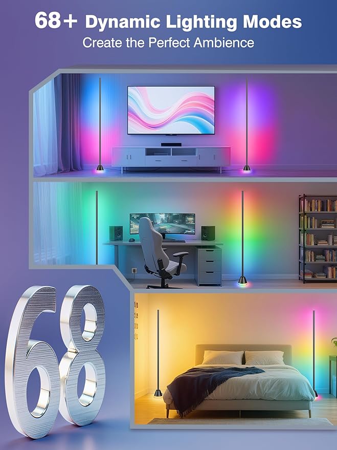 RGB Corner Floor Lamp / Ambient Light Lamp